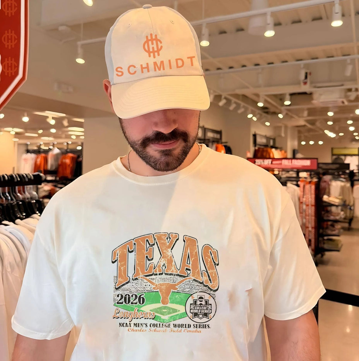 Texas Longhorns 2026 College World Series Bound stadium shirt