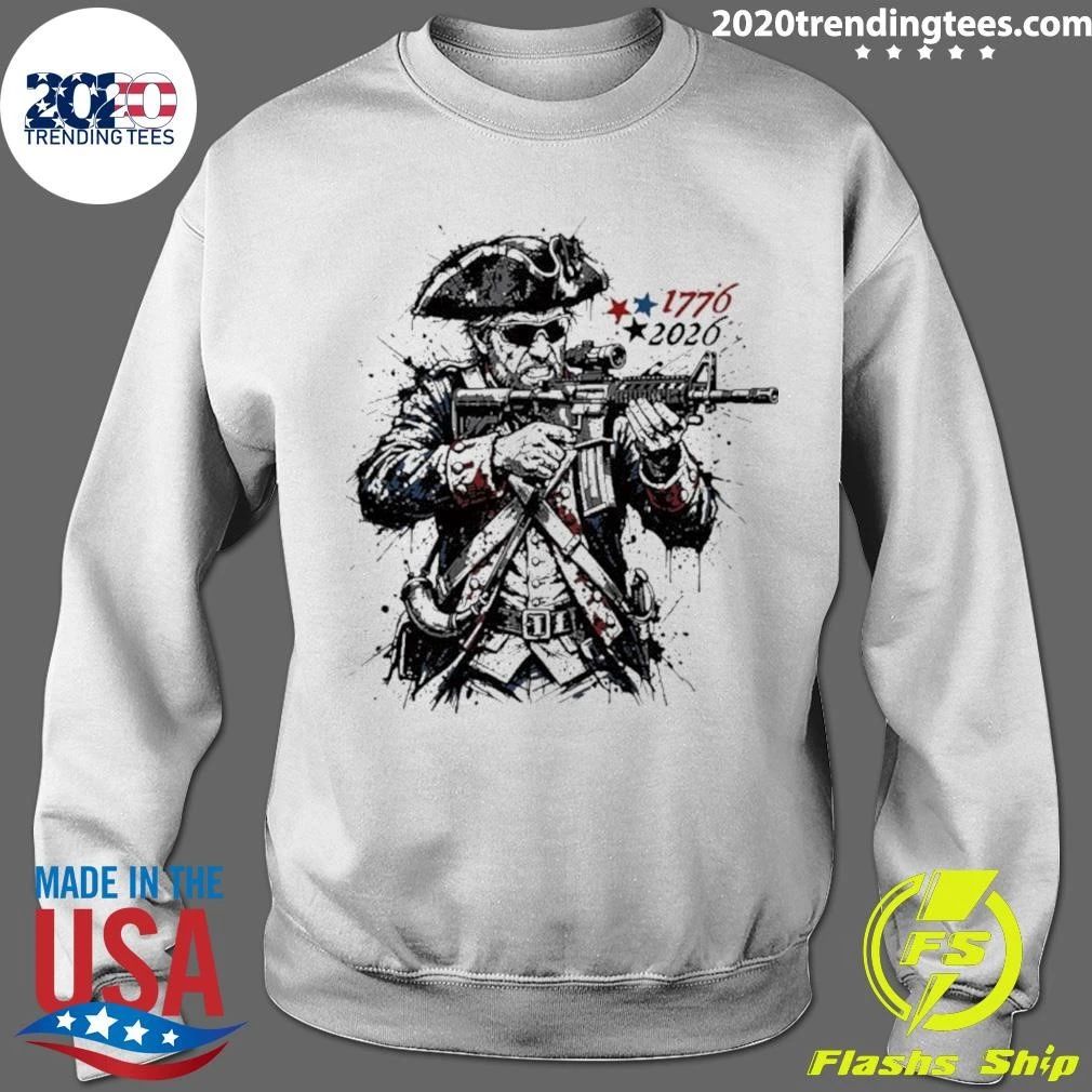 Revolutionary Splatter America 250 King George Huge 1776-2026 Shirt