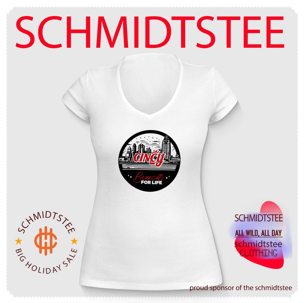 Cincinnati Bearcats Bearcats for Life skyline shirt