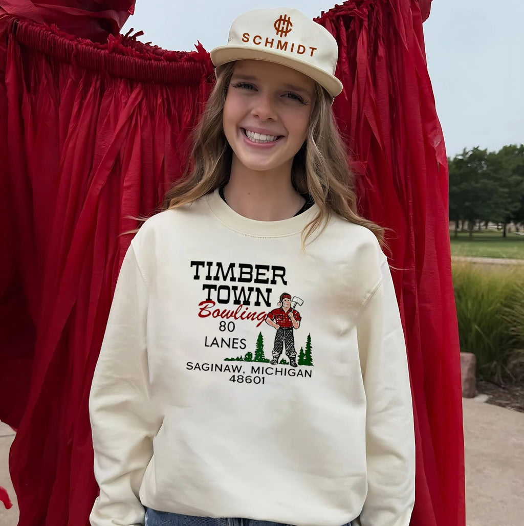 Timber Town Bowling in Saginaw Michigan vintage shirt