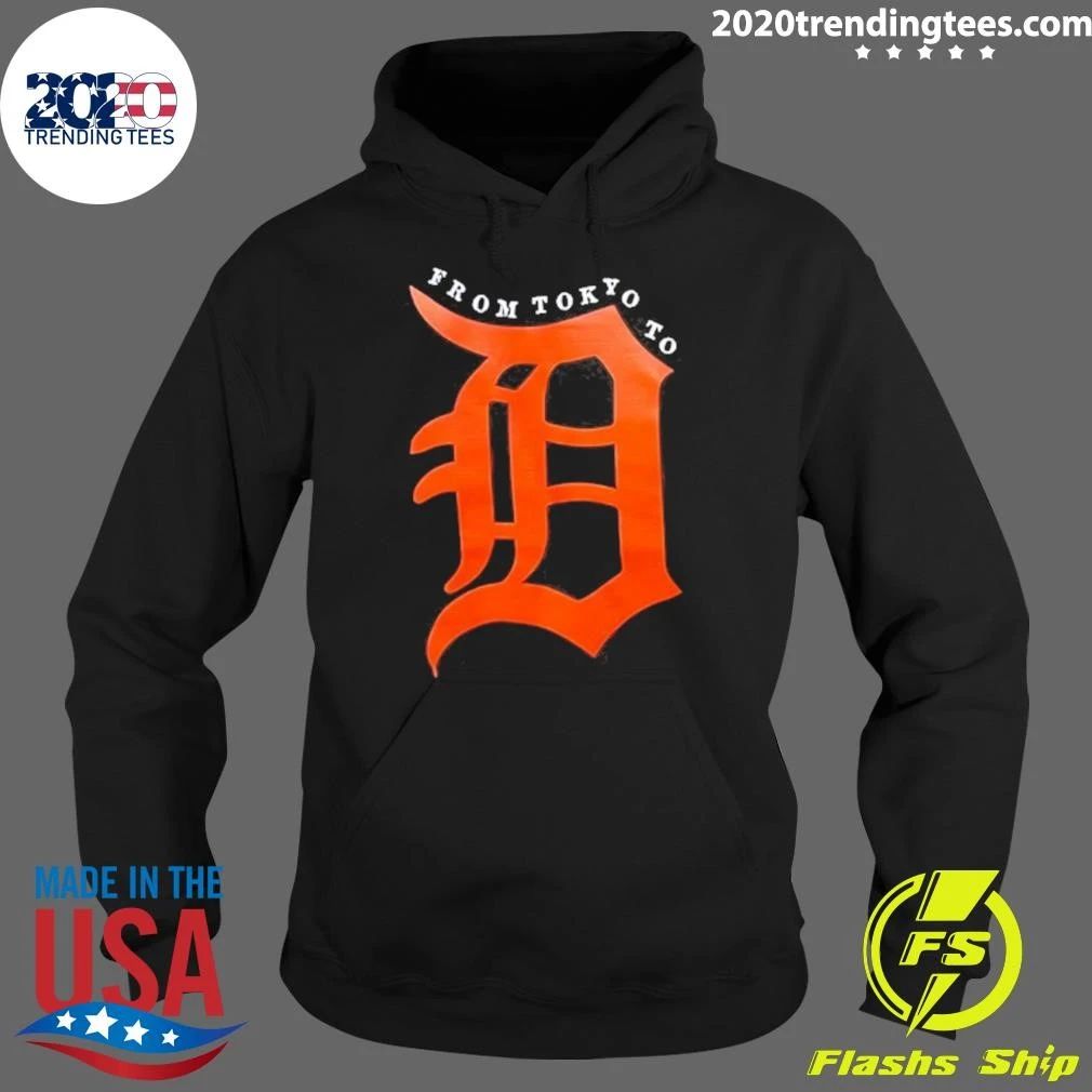 Detroit Tigers From Tokyo To Logo Shirt