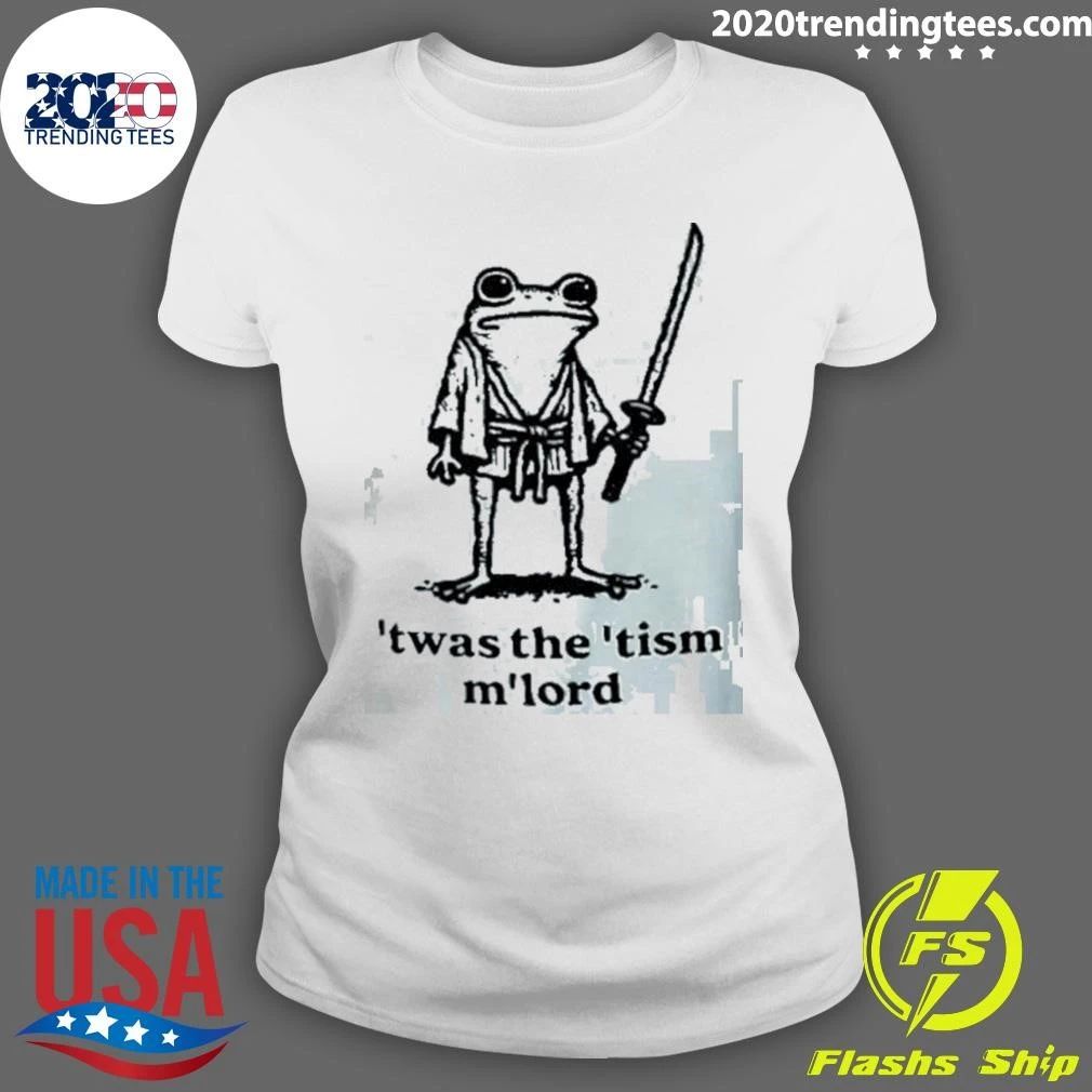 Frog Samurai Twas The Tism M’lord Shirt