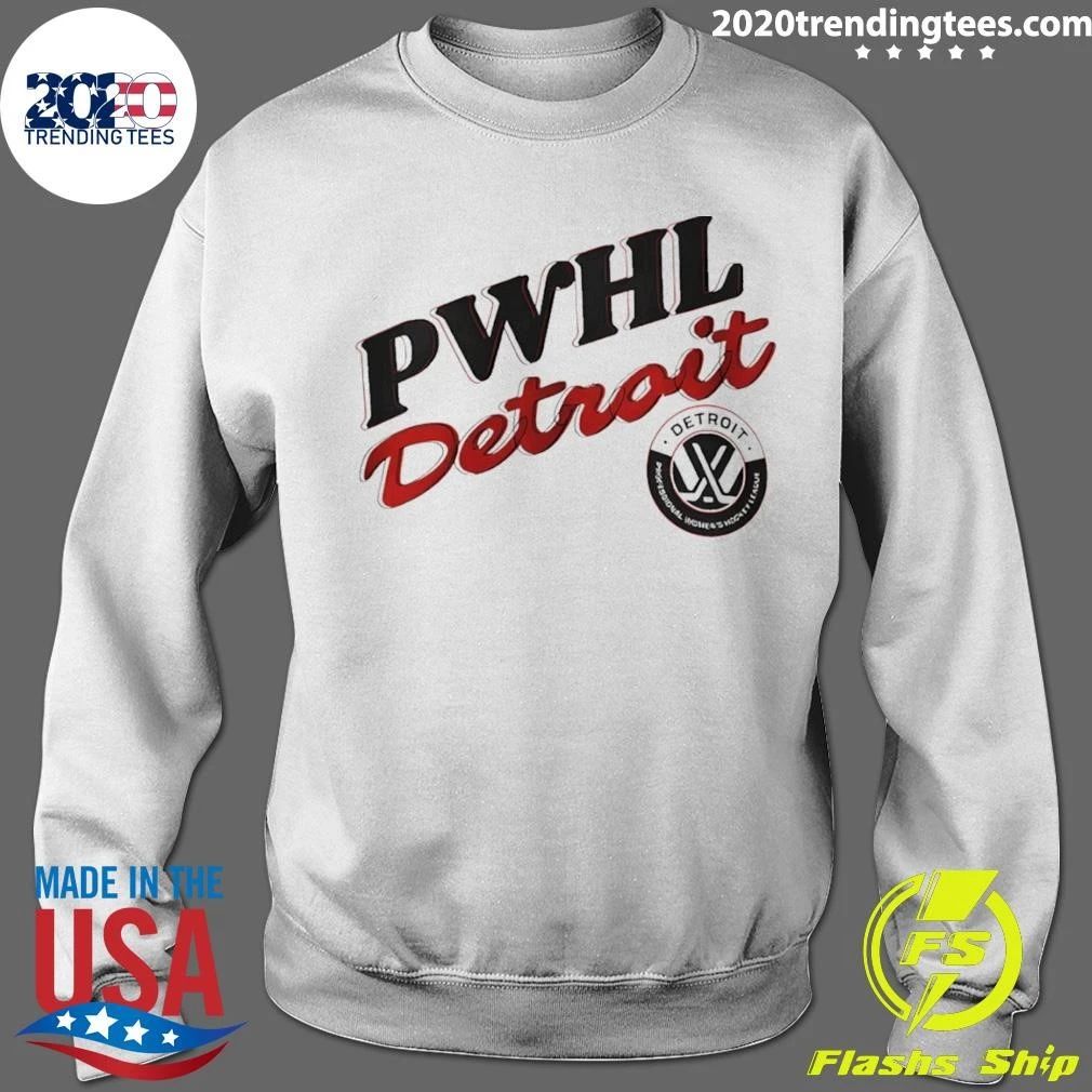 Pwhl Detroit Women’s Hockey Motor City 2026 Logo Shirt