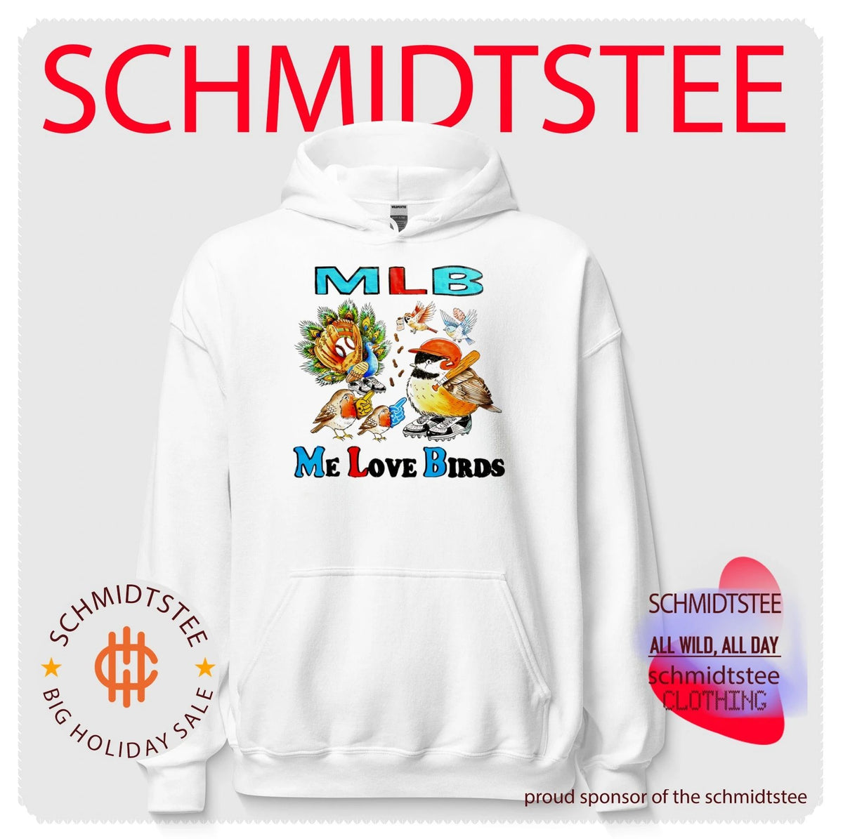 MLB me love birds baseball pun bird watching shirt