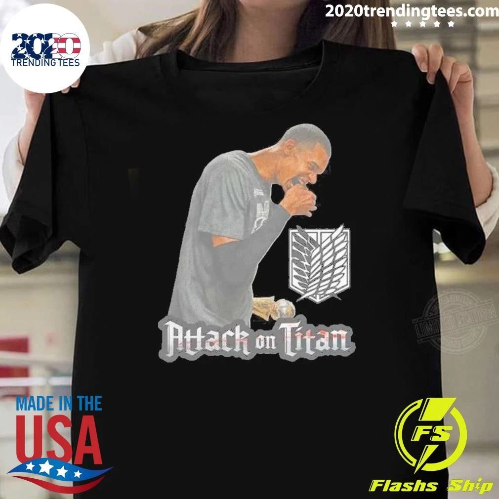 AOT VW Spurs Victor Wembanyama Attack On Titan Shirt