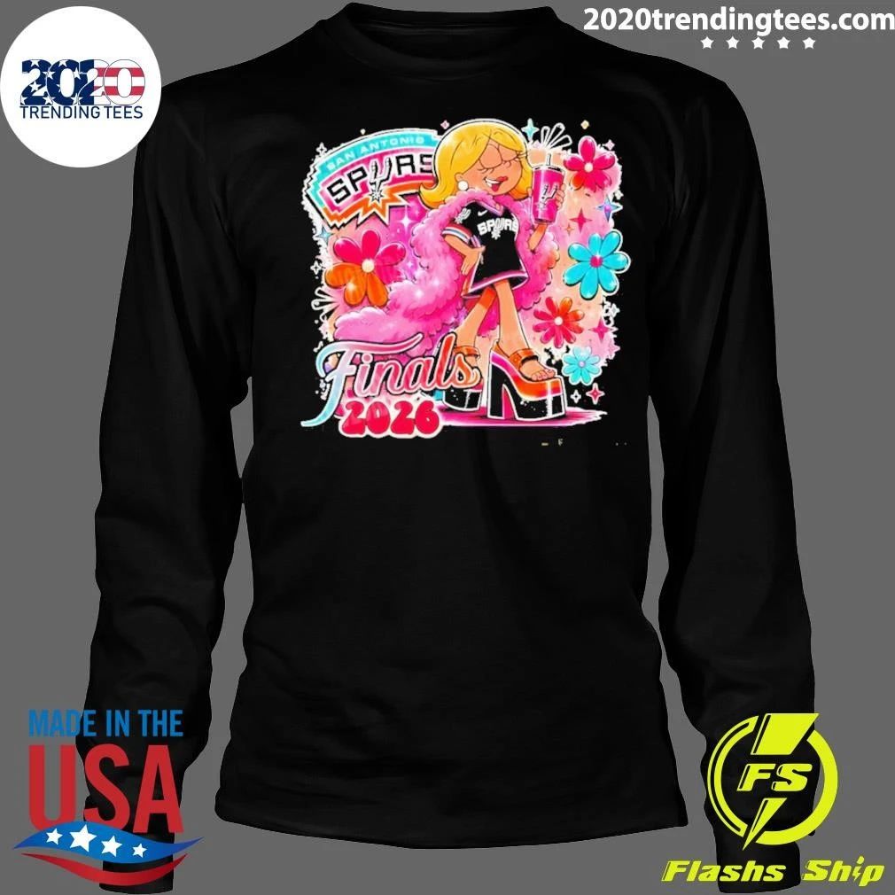Lizzie Mcguire San Antonio Spurs Basketball Finals 2026 Graffiti Shirt