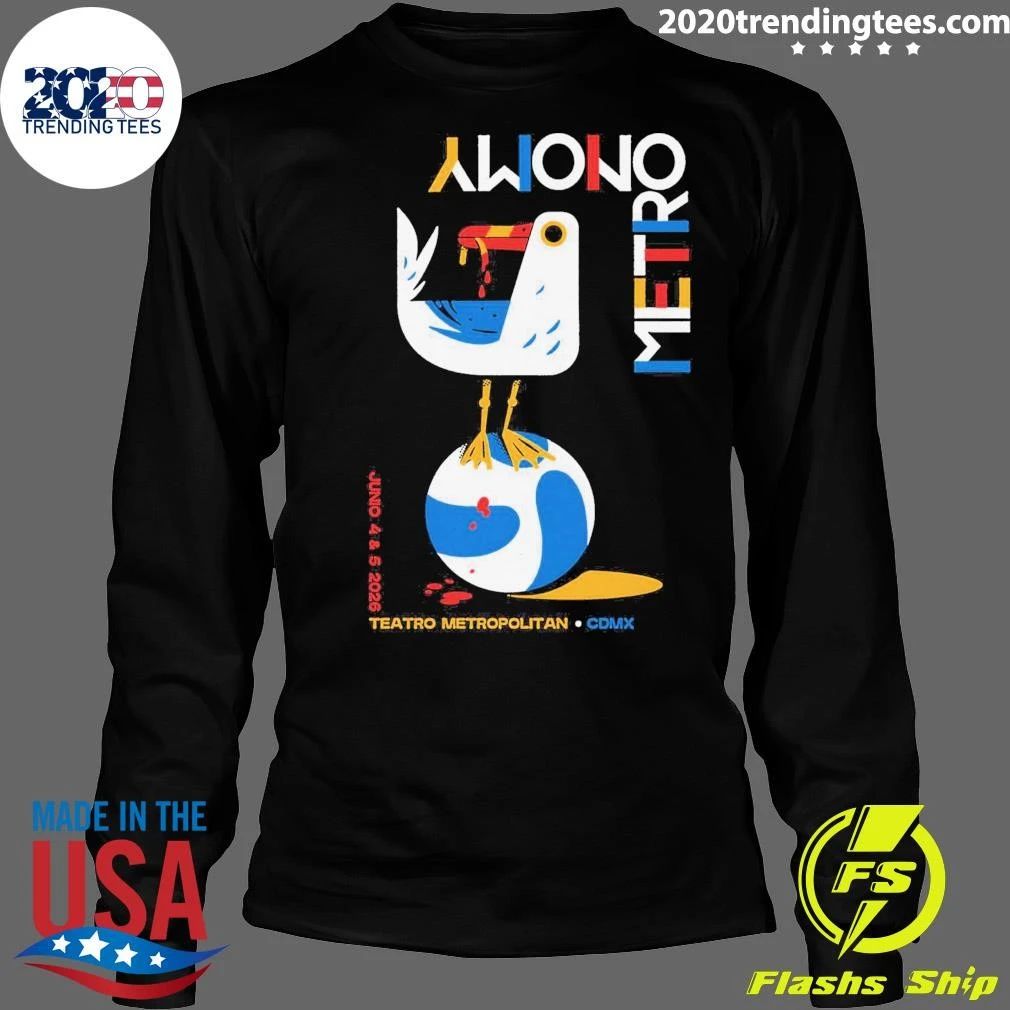 Metronomy Mexico City Tour On June 4-5 2026 Shirt