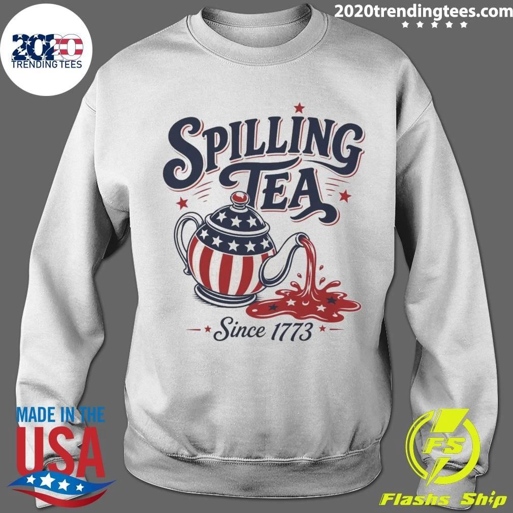American Flag Spilling Tea Since 1773 Shirt