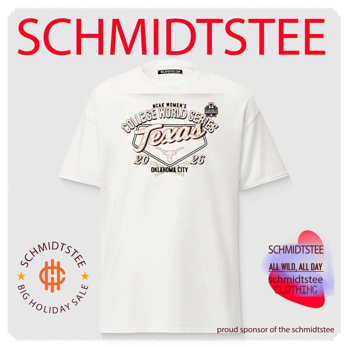 Texas Longhorns 2026 Softball Women’s College World Series Bound shirt
