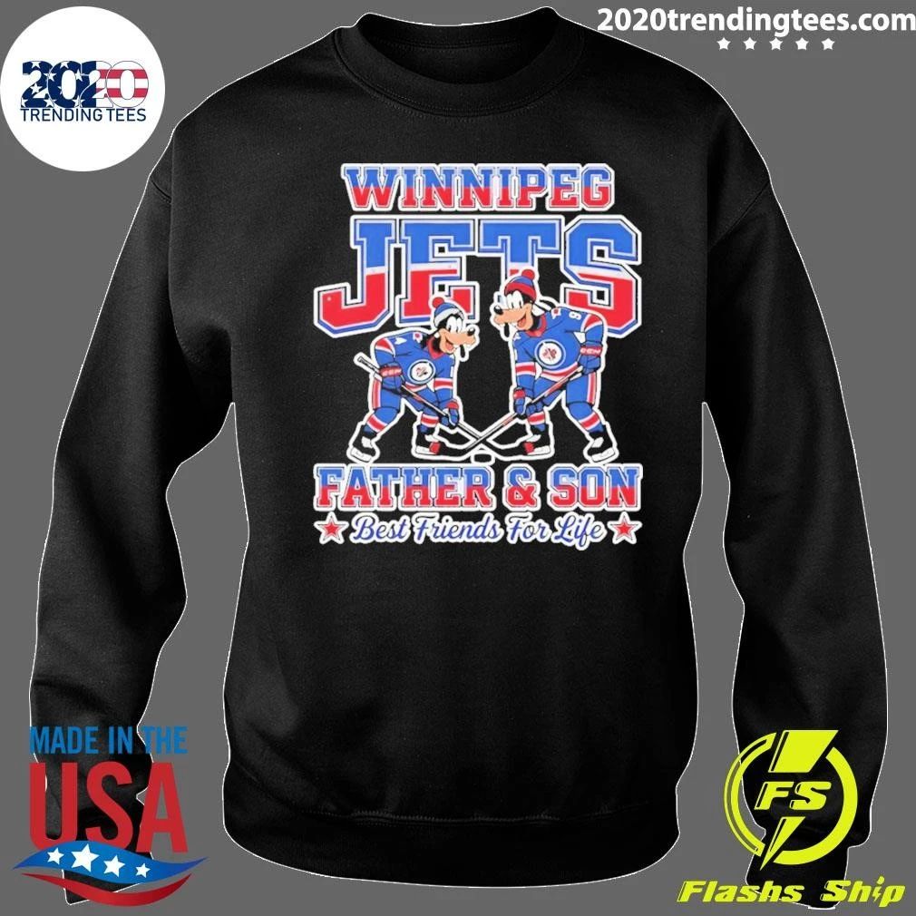 Goofy Winnipeg Jets Father And Son Best Friends For Life Shirt