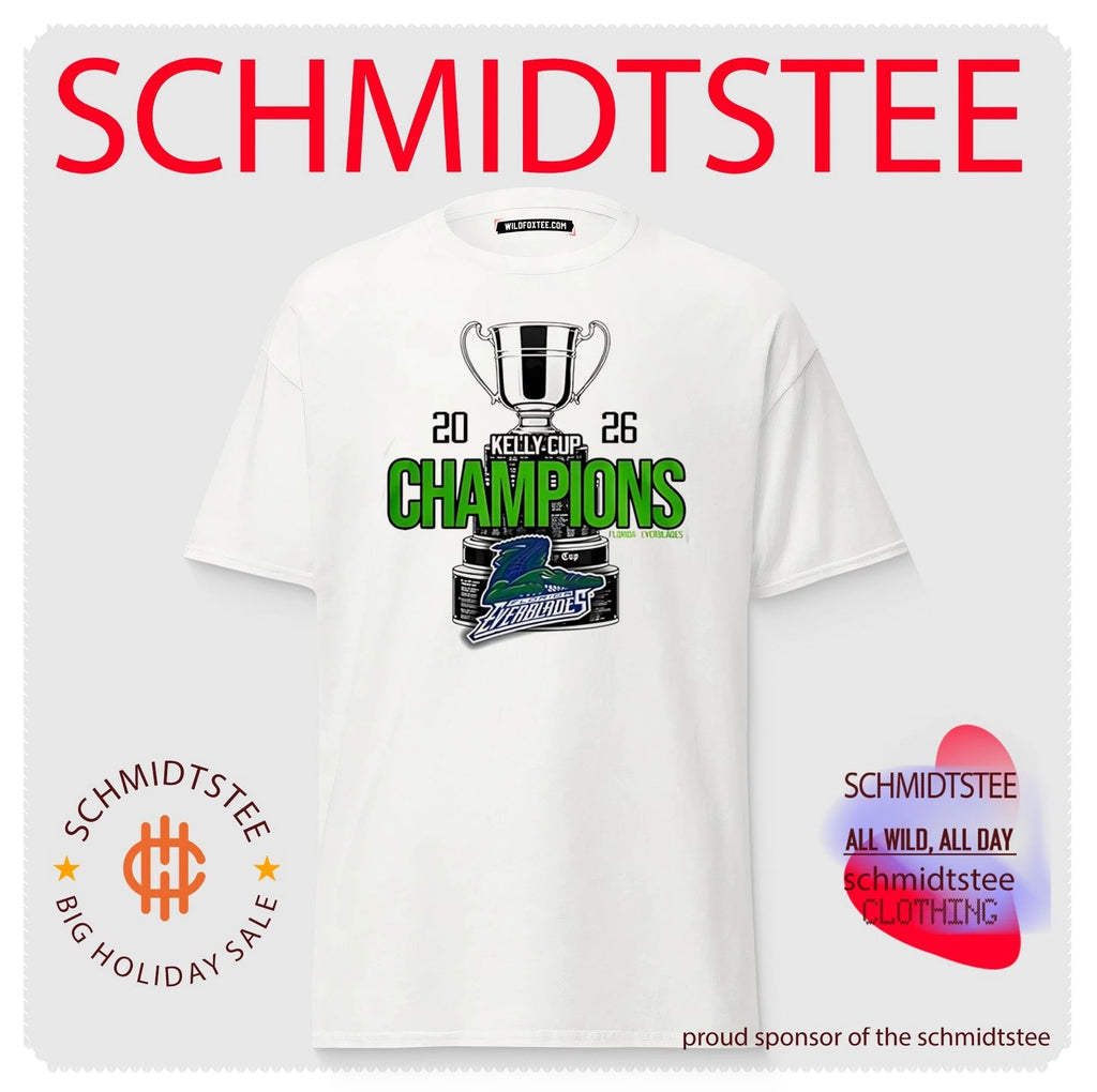 Florida Everblades 2026 Kelly Cup Champions 5X trophy shirt