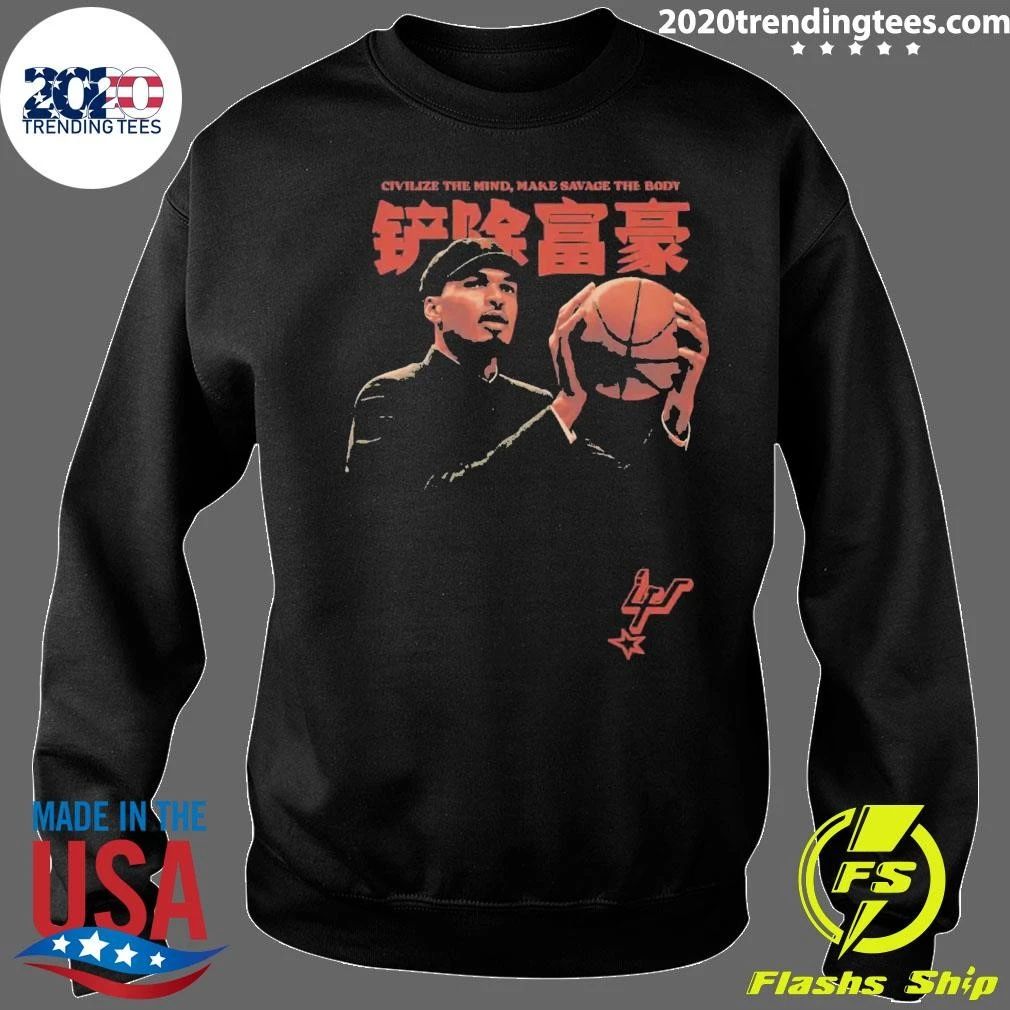 Comrade Wemby Civilize The Mind, Make Savage The Body Shirt
