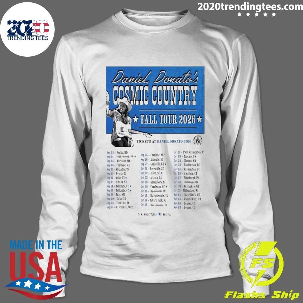 Daniel Donato The Final Shows 2026 Poster Shirt