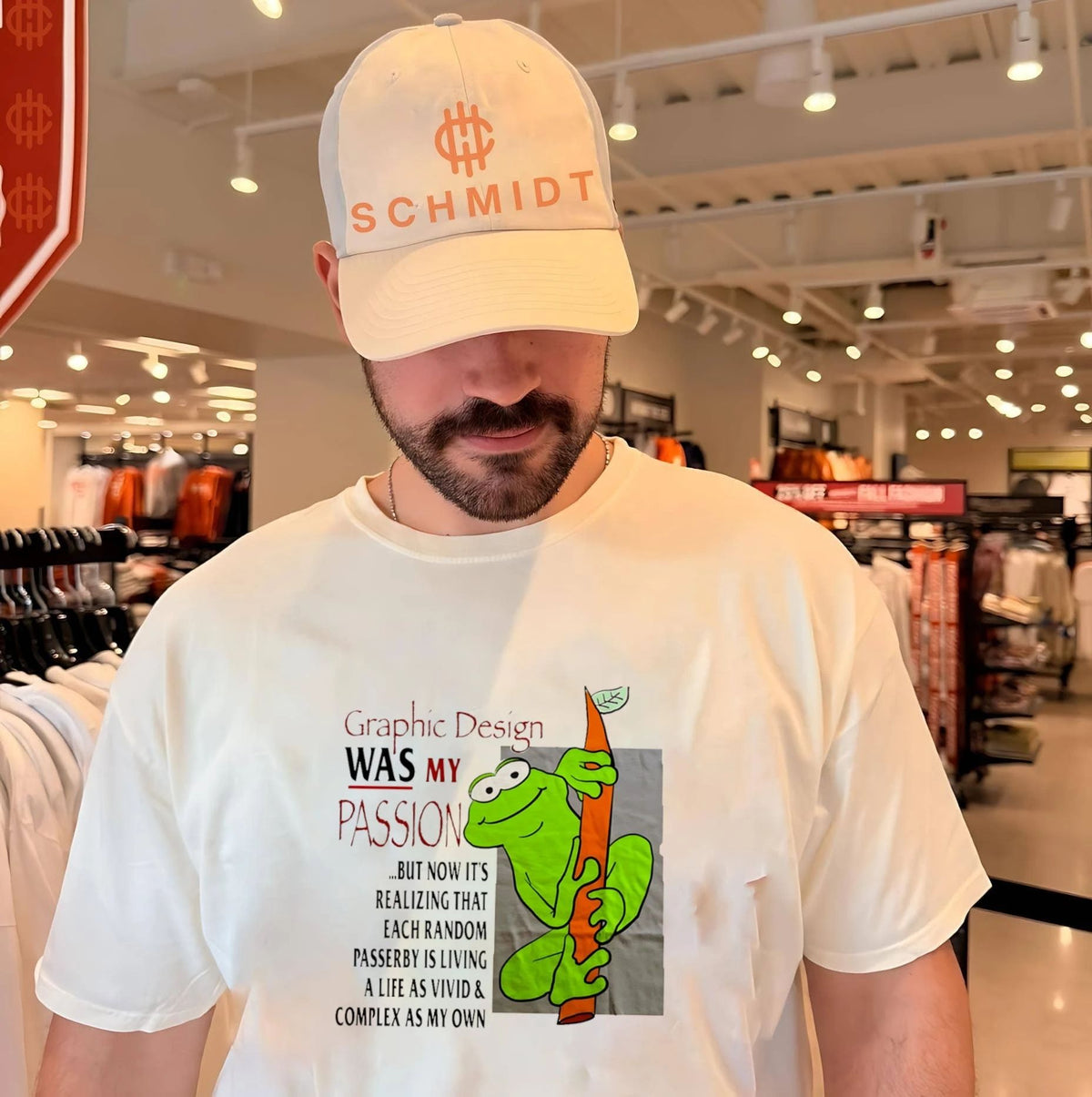Frog graphic design was my passion shirt