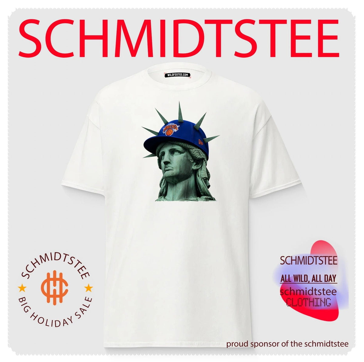 Statue Of Liberty Knicks Hat Shirt