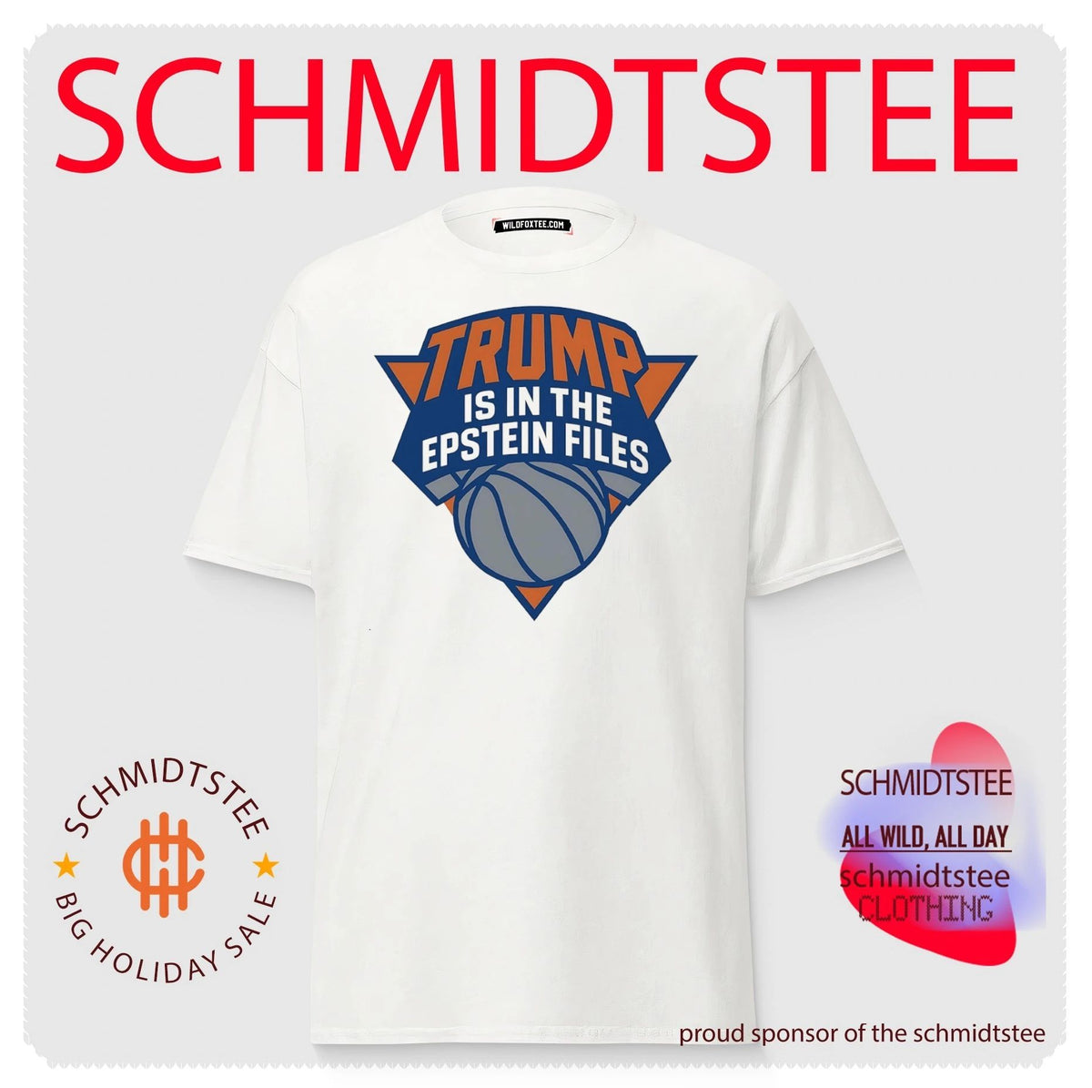 Trump is in the epstein files shirt