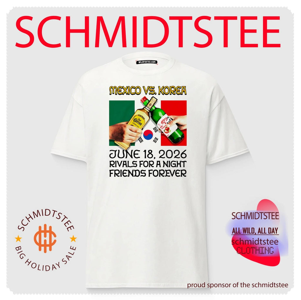 Mexico vs Korea Rivals For A Night Friends Forever shirt