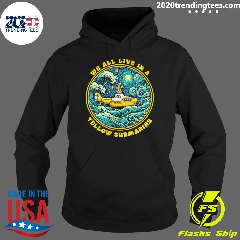 We All Live In A Yellow Submarine Shirt
