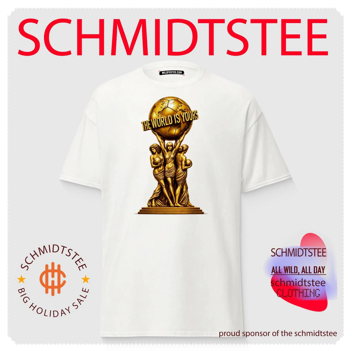World Cup 2026 The World is yours trophy shirt