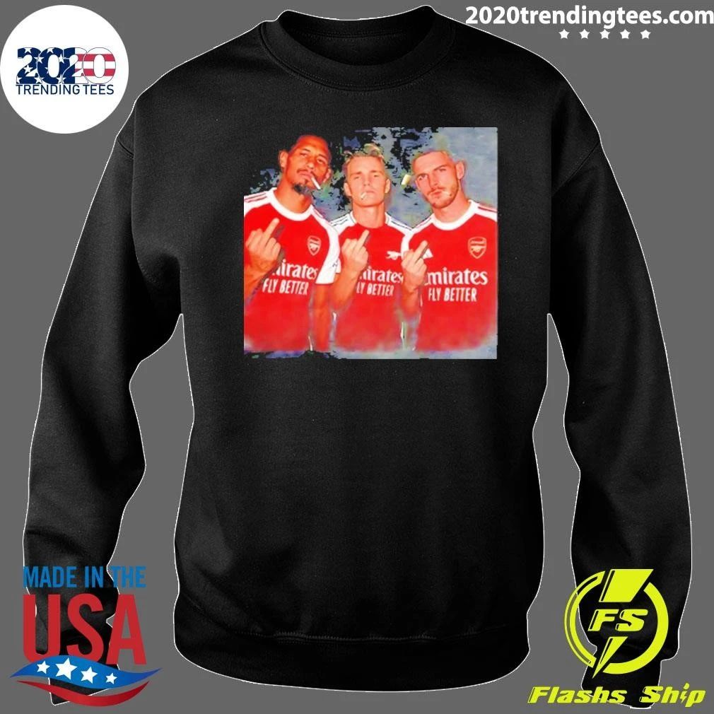 Arsenal Soccer The Middle Finger Gesture 8 Shirt