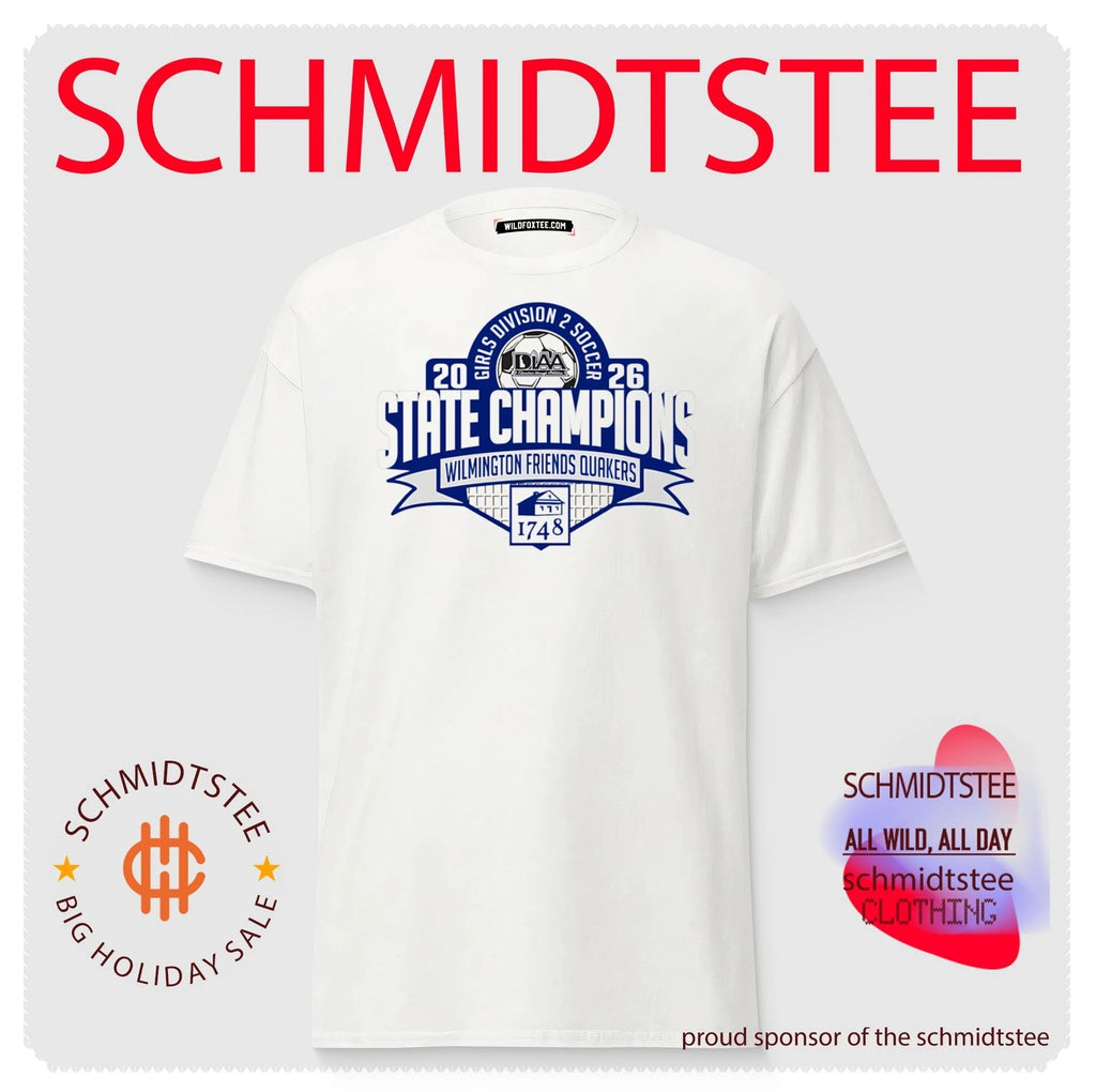 Wilmington Friends Quakers 2026 DIAA Girls Division 2 Soccer Champions shirt