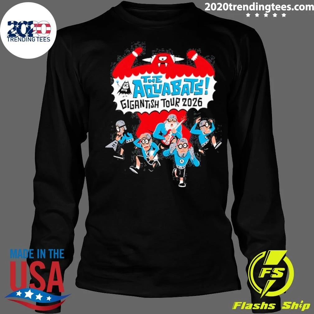 The Aquabats Seattle Gigantish Tour 2026 Shirt