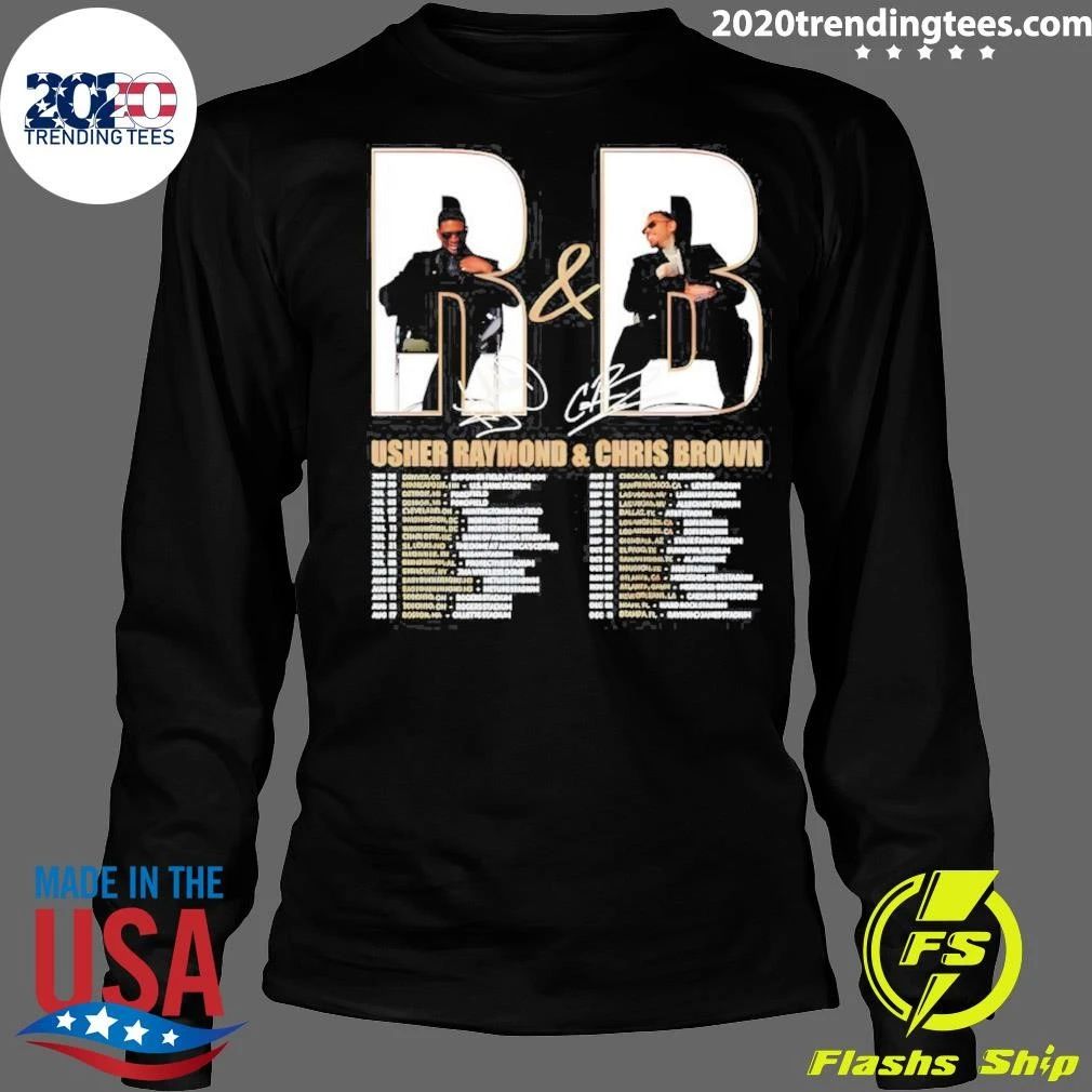 Usher Raymond And Chris Brown Tour R And B Concert Dates Shirt