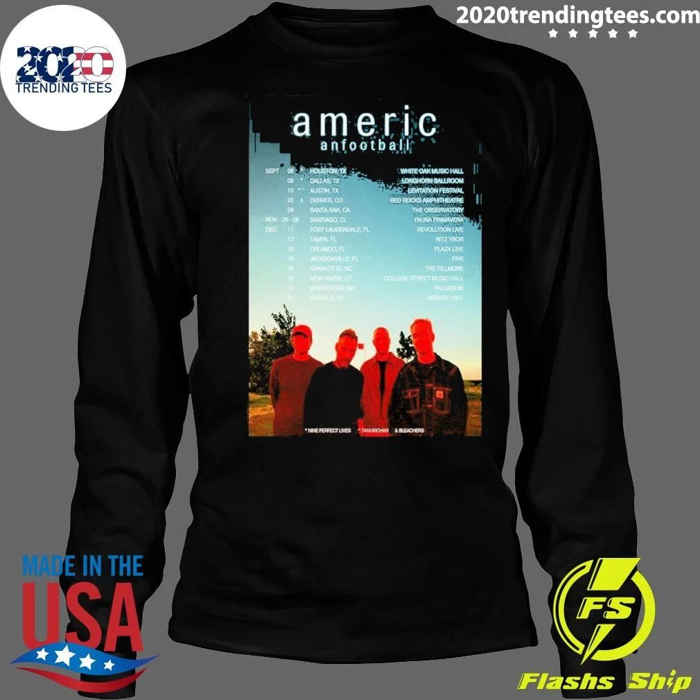 American Football Tour 2026 Poster Shirt