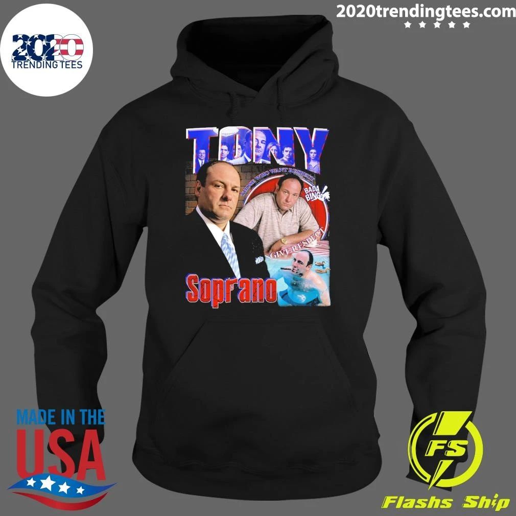 Gildan Tony Soprano The Sopranos Vintage Tee Shirt
