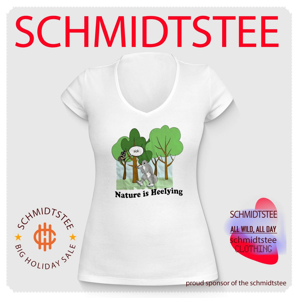 Nature is heelying squirrel heelys funny animal shirt