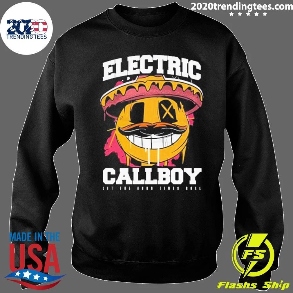Electric Callboy Let The Good Times Roll New Single Merch Mexican Smile Shirt