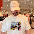 Spurs vs Knicks Game One comic shirt