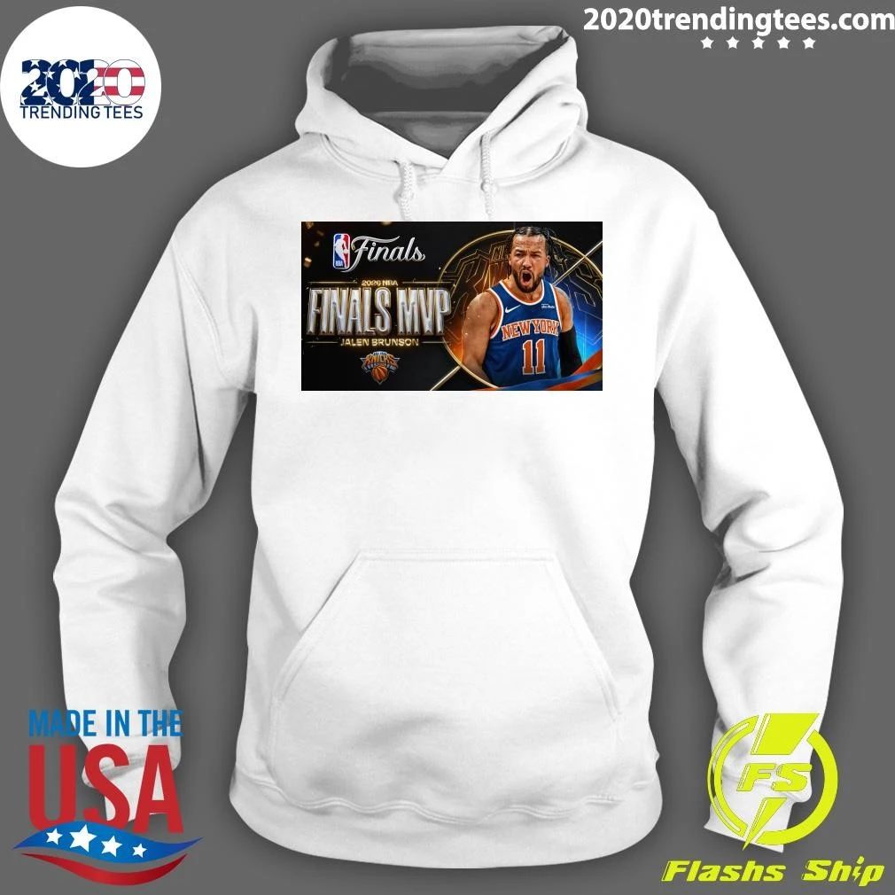 Jalen Brunson wins Bill Russell trophy as 2026 NBA Finals MVP Shirt
