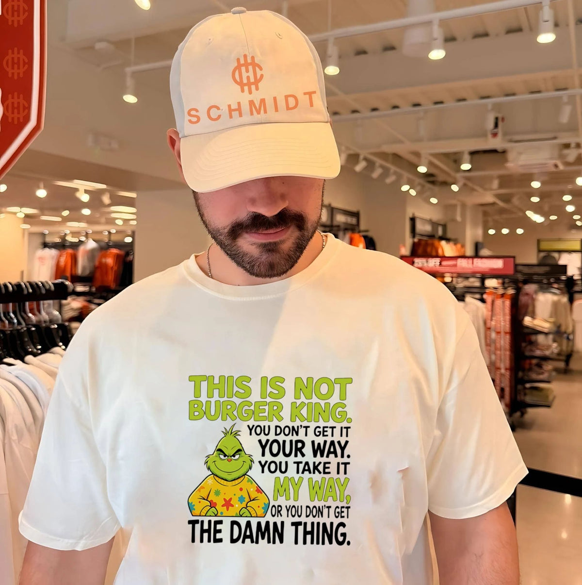 The Grinch This Is Not Burger King You Take It My Way shirt
