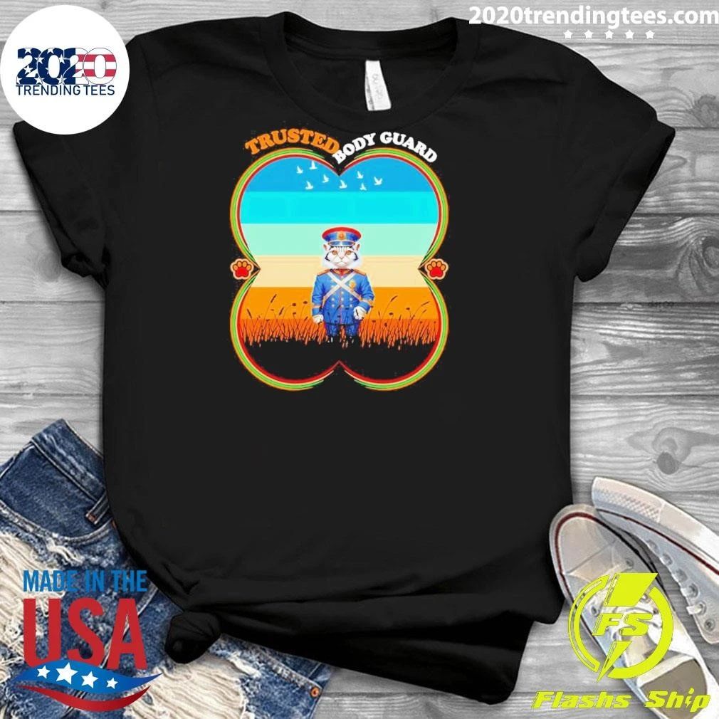 Cat Trusted Body Guard Tee Shirt