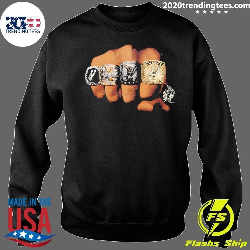 Five Rings San Antonio Spurs Basketball 2026 Signature Shirt
