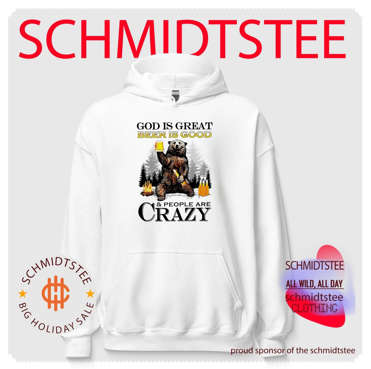 God is great Michelob Ultra is good and people are crazy shirt