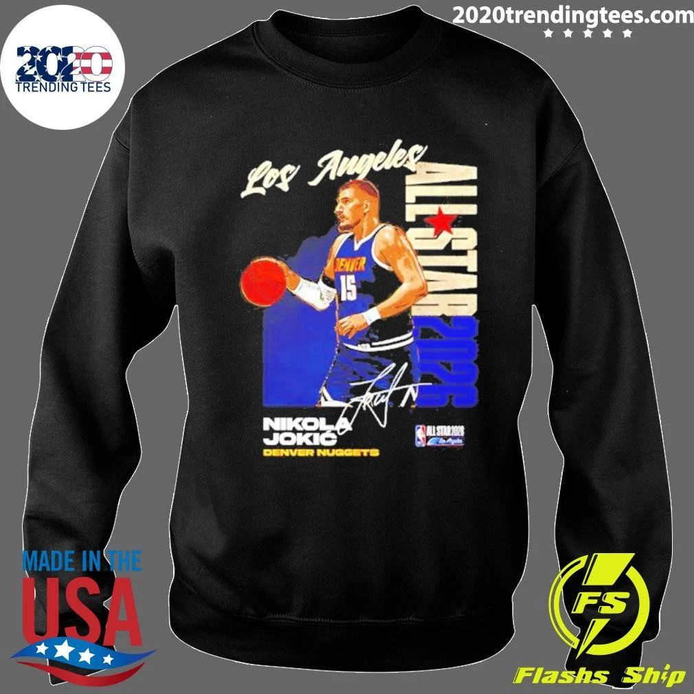 Los Angeles Nikola Jokic Denver Nuggets 2026 NBA All-Star Signature Shirt