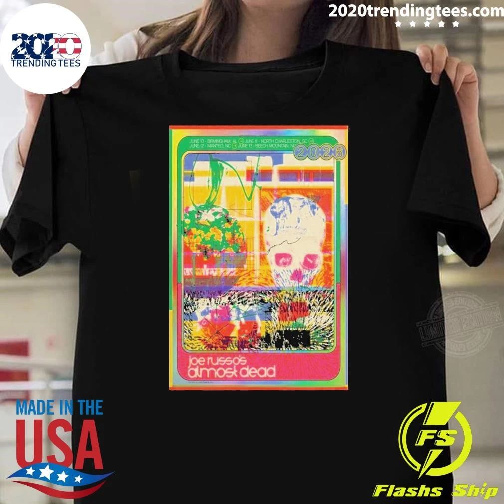 Joe Russo’s Almost Dead June 13 2026 Beech Mountain Shirt