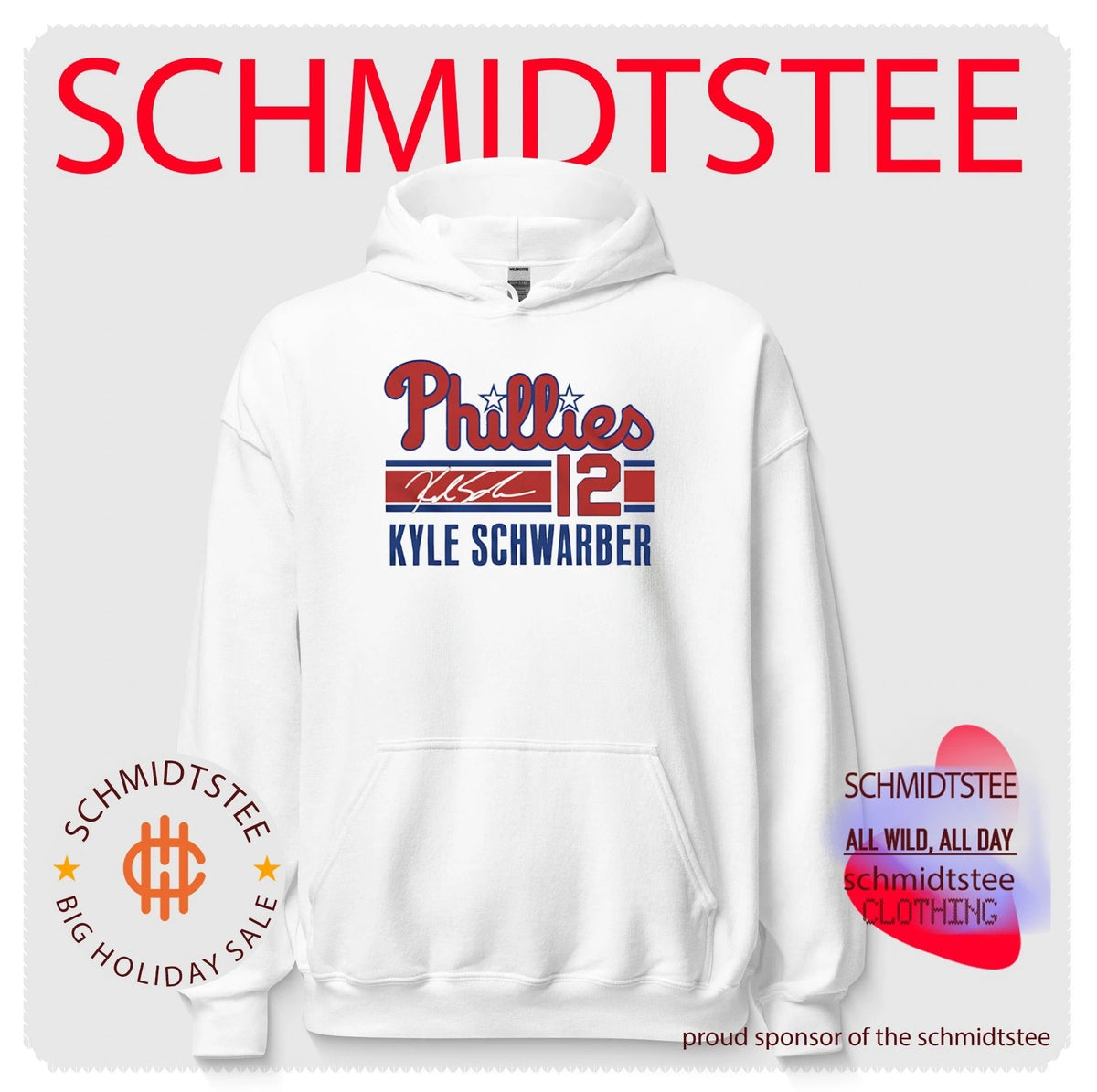 Philadelphia Phillies Kyle Schwarber Signature Name & Number shirt
