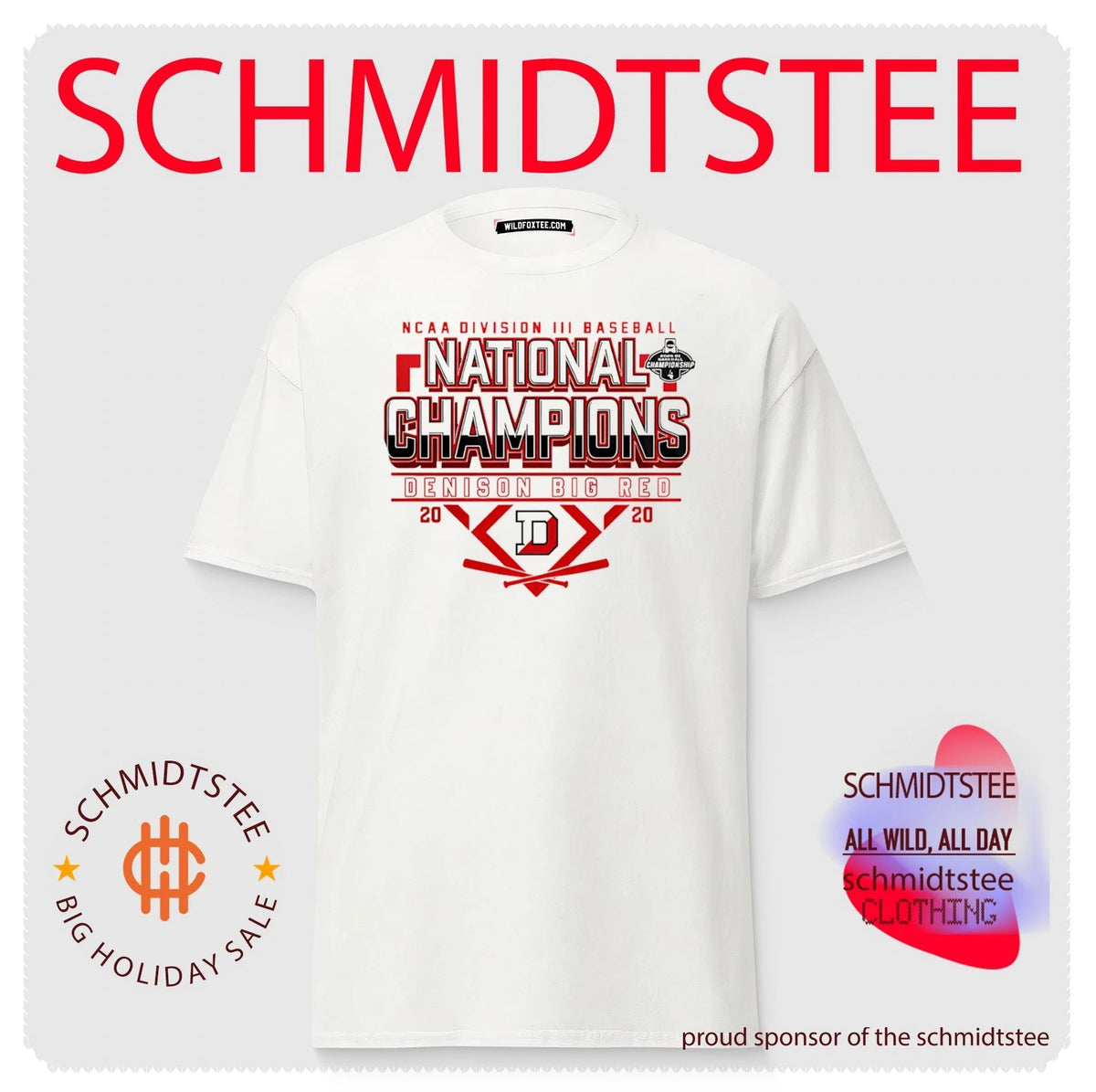 Denison Big Red 2026 NCAA Division III Baseball National Champions shirt