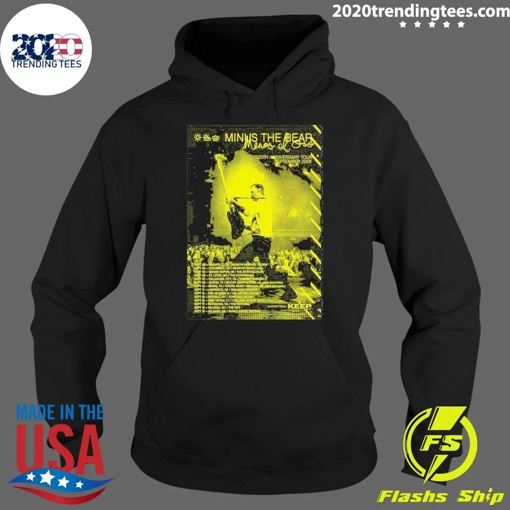 Minus the Bear World Tour 2026 Poster Shirt