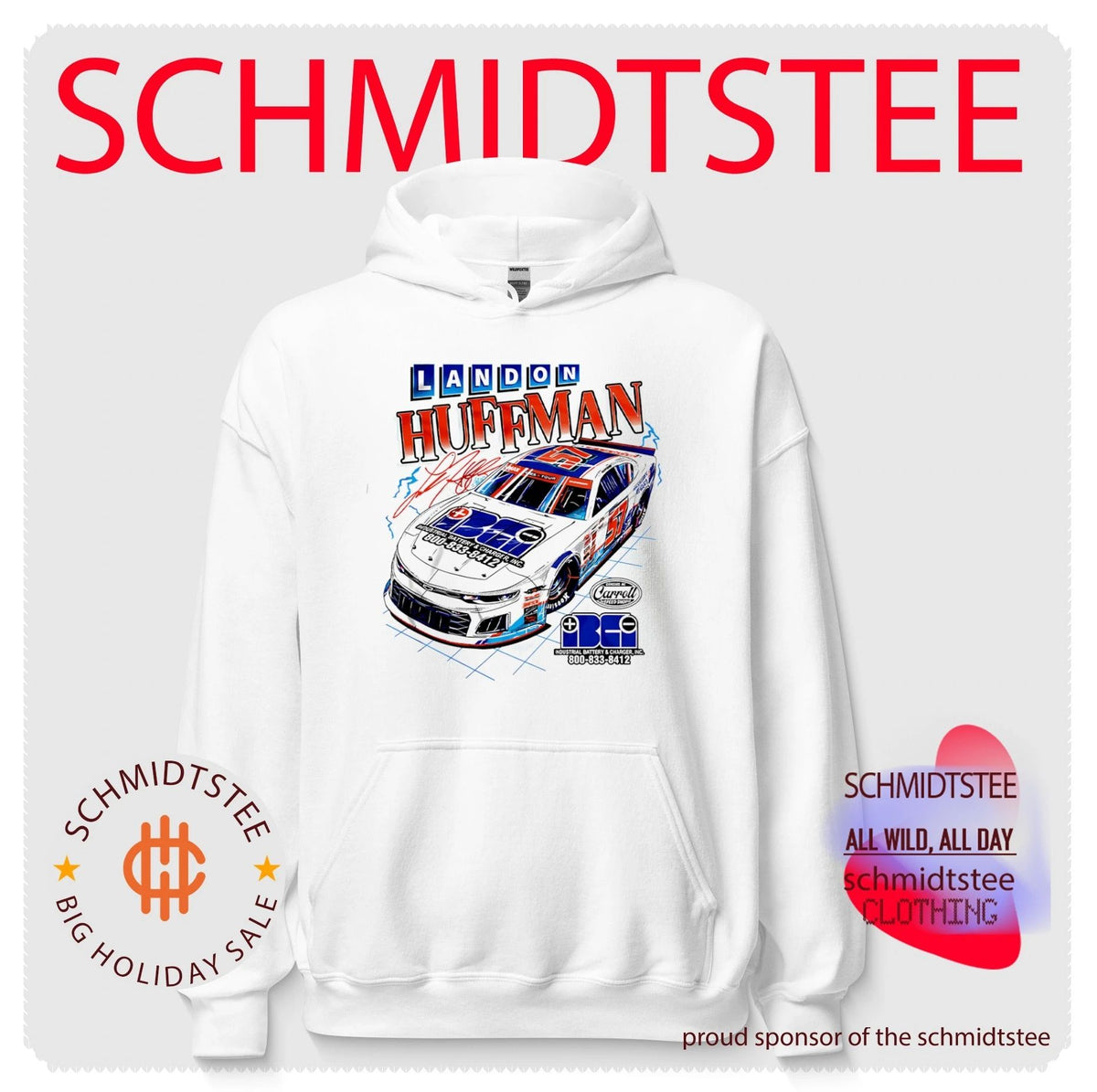 Landon Huffman Fully Charged Racing Bootleg shirt