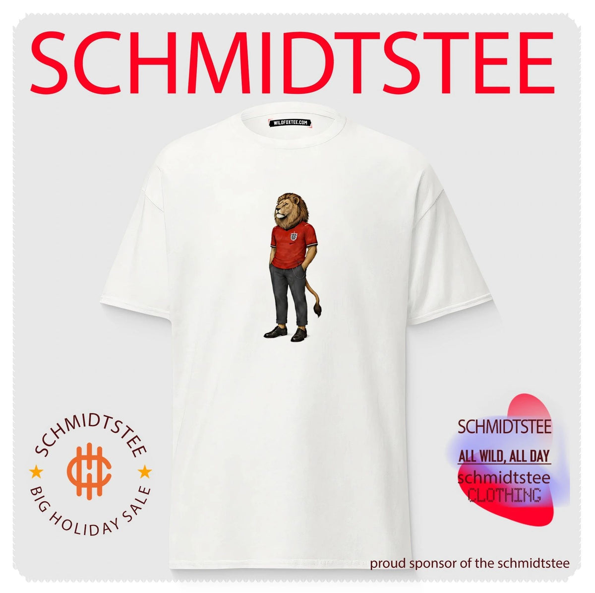 England Lion World Cup 2026 mascot shirt