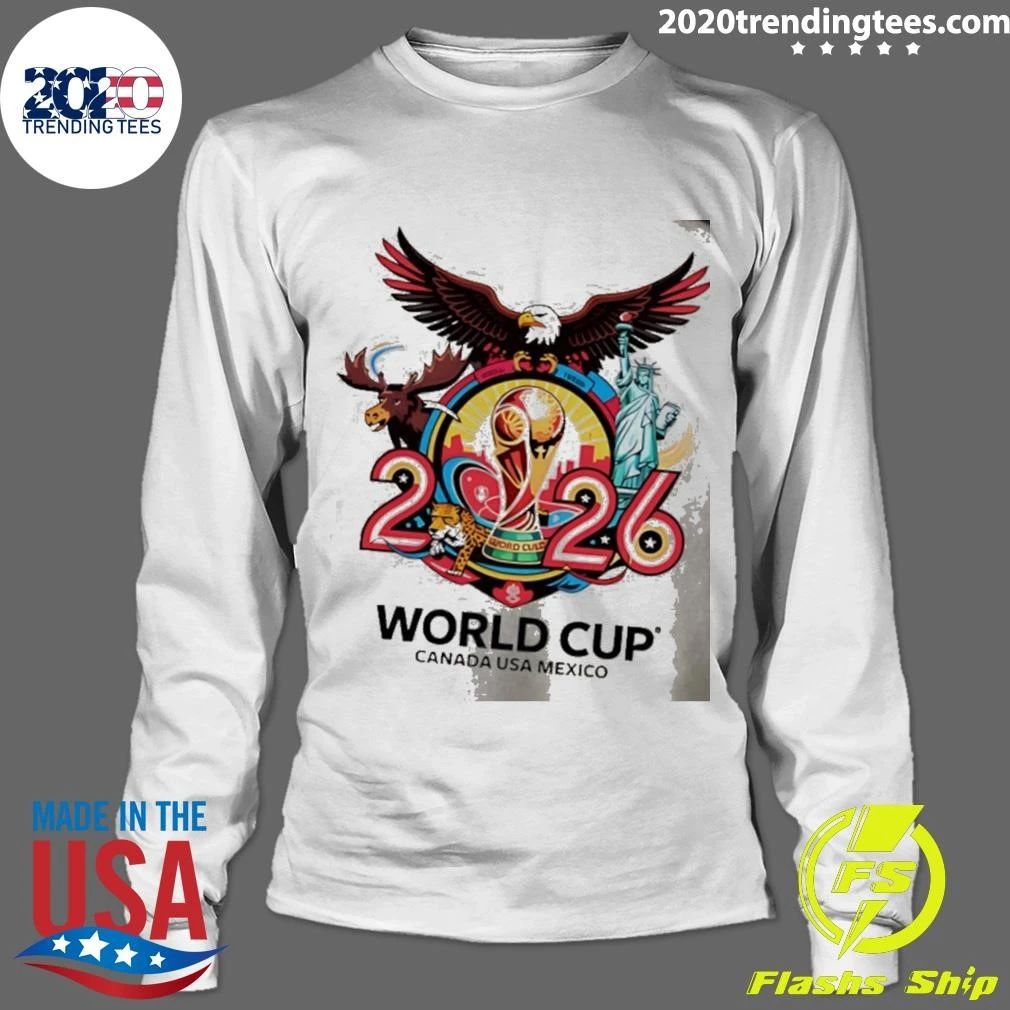 World Cup 2026 Canada Usa Mexico Mascot Shirt