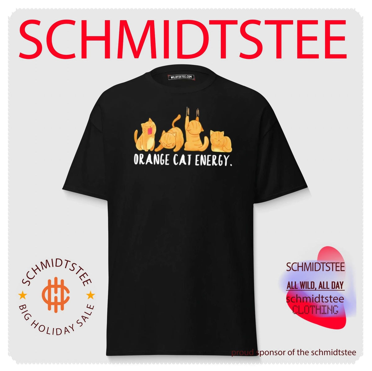 Orange Cat Energy Shirt