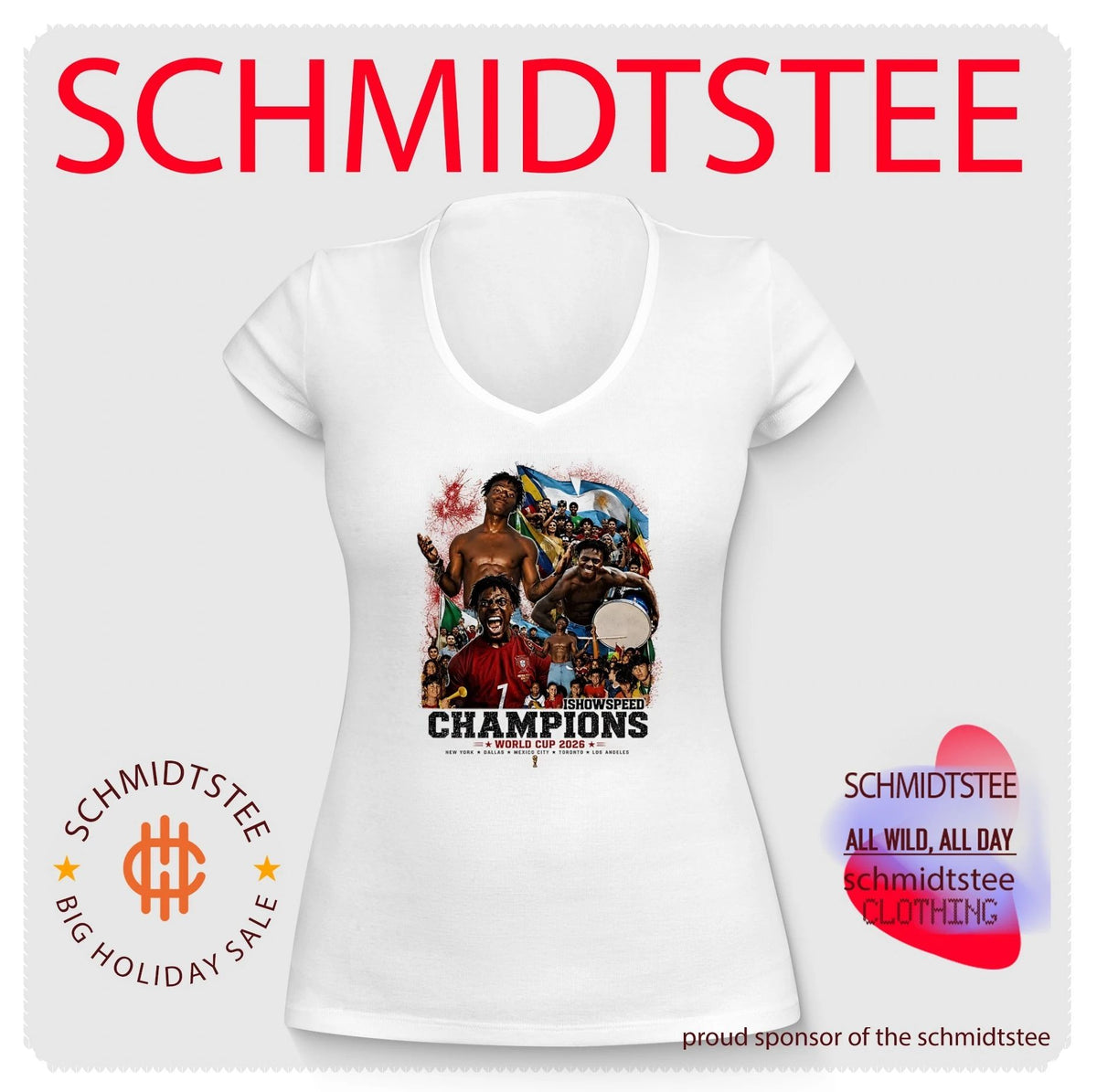 Ishowspeed Champions World Cup 2026 illustrated shirt