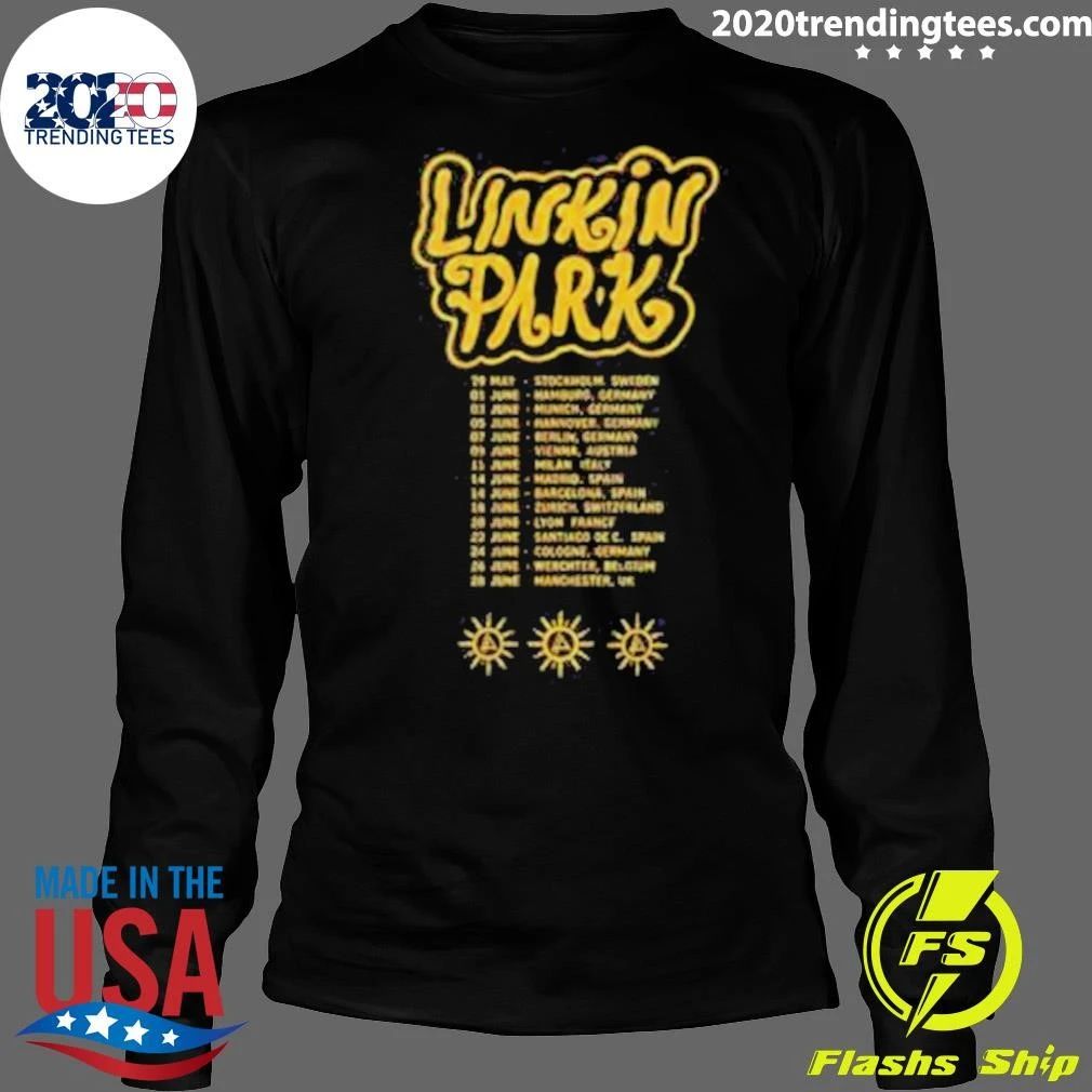 Linkin Park x Deus Ex Machina Download Festival UK From 10 To 14 June 2026 FZ World Tour Sun Shirt