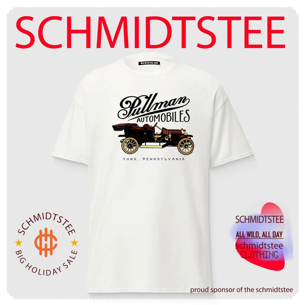 Pullman Automobiles York Pennsylvania antique car shirt