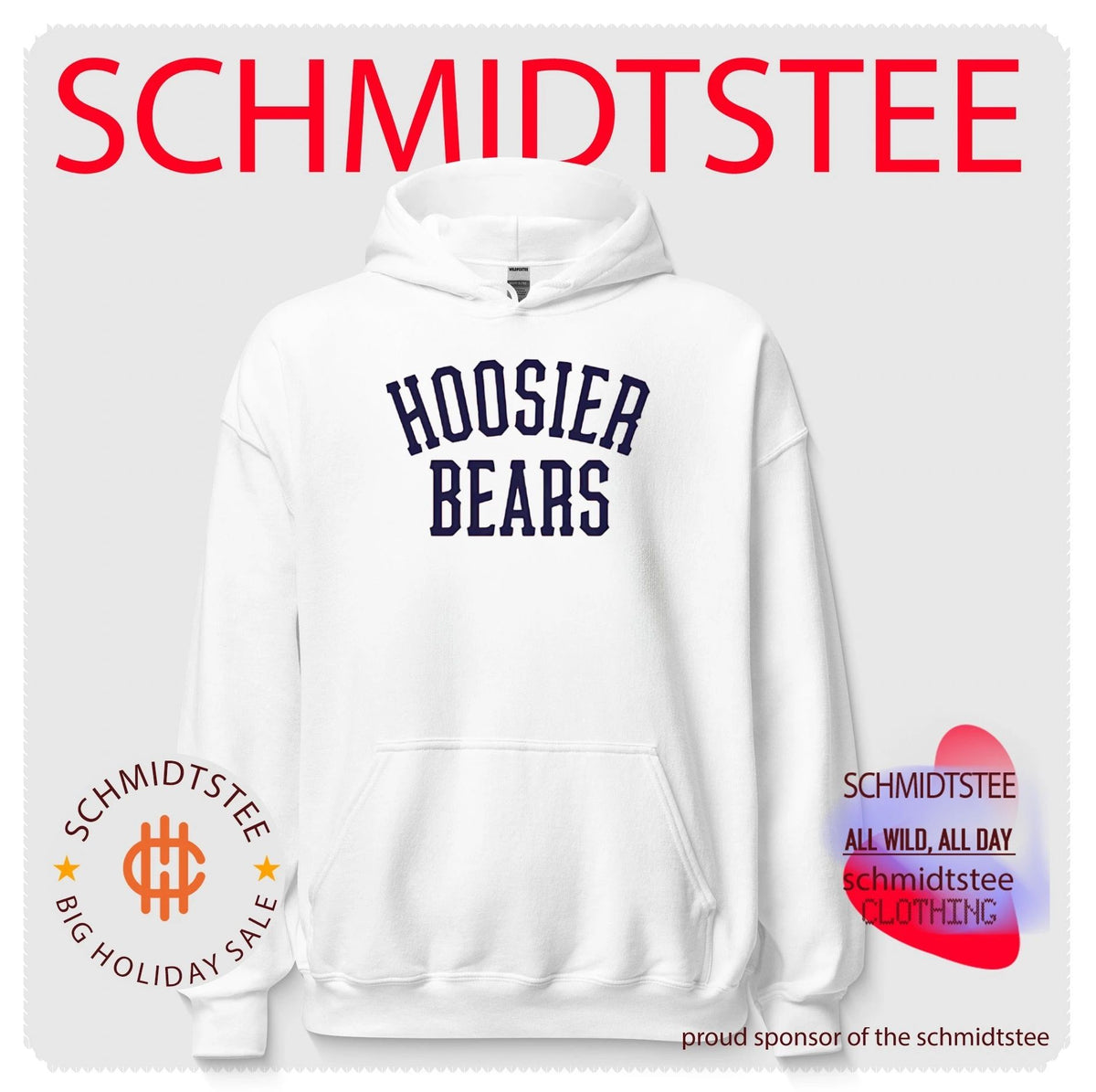 Hoosier Bears text shirt
